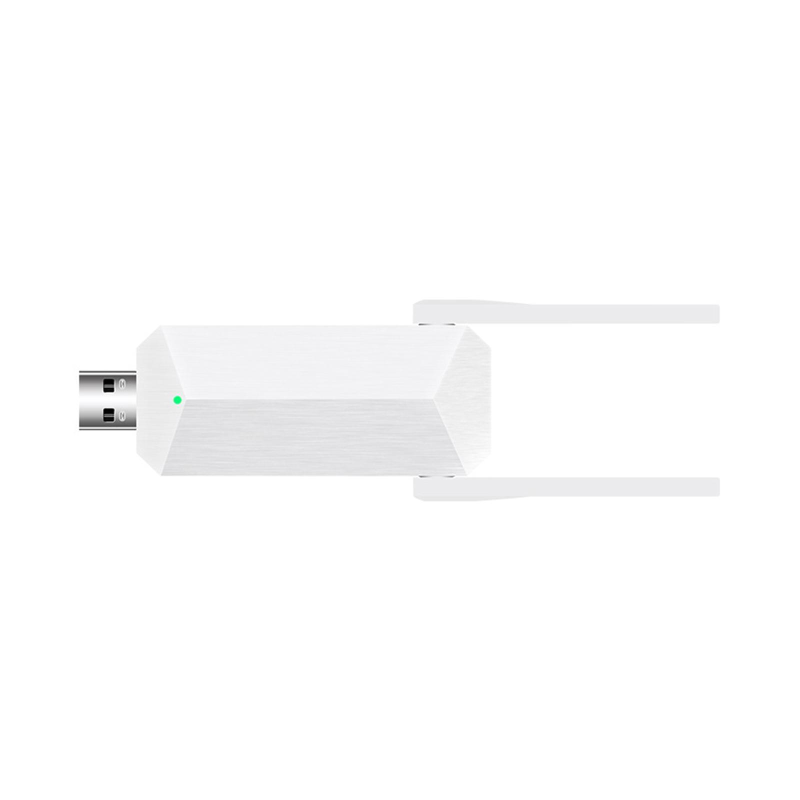 Wireless Network Adapter High Speed Mini WiFi for Desktop White
