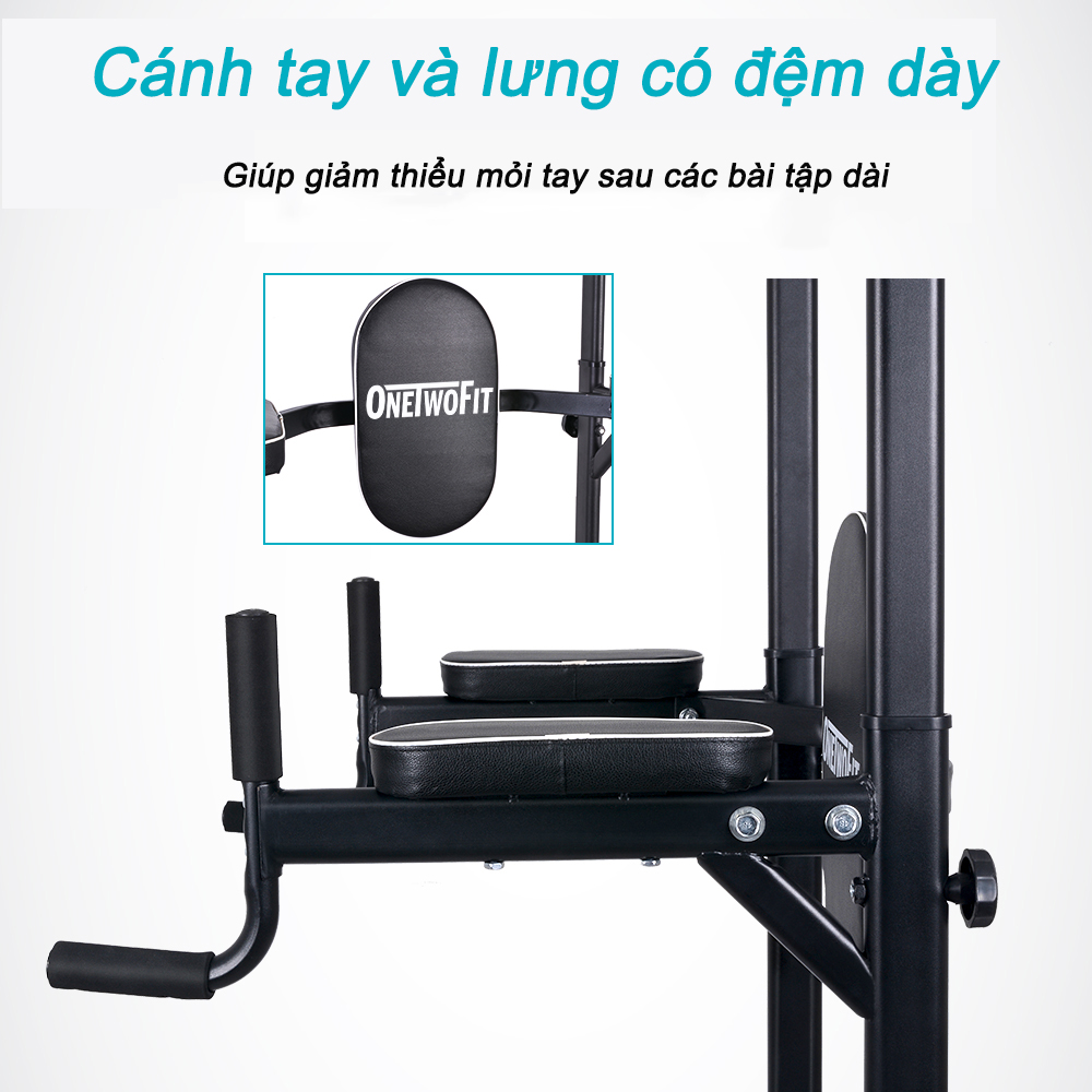 OneTwoFit Bộ xà đơn, xà kép đa năng Gym, lượng Kéo lên tại nhà dụng Xà đơn xà kép OT061A