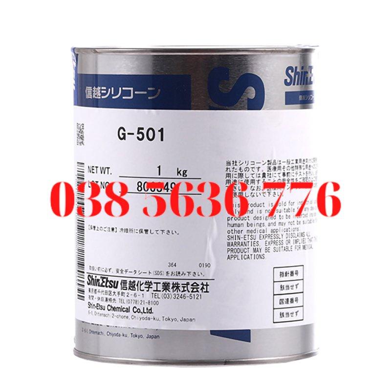 Shinetsu G-501, Mỡ Silicon, Mỡ Bôi Trơn Bánh Răng Bằng Nhựa Và Kim Loại, Dầu Nhớt Máy In 1Kg