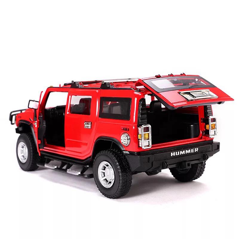 Mô hình xe HUMMER H2 1:24 MZ 26020 (đỏ)