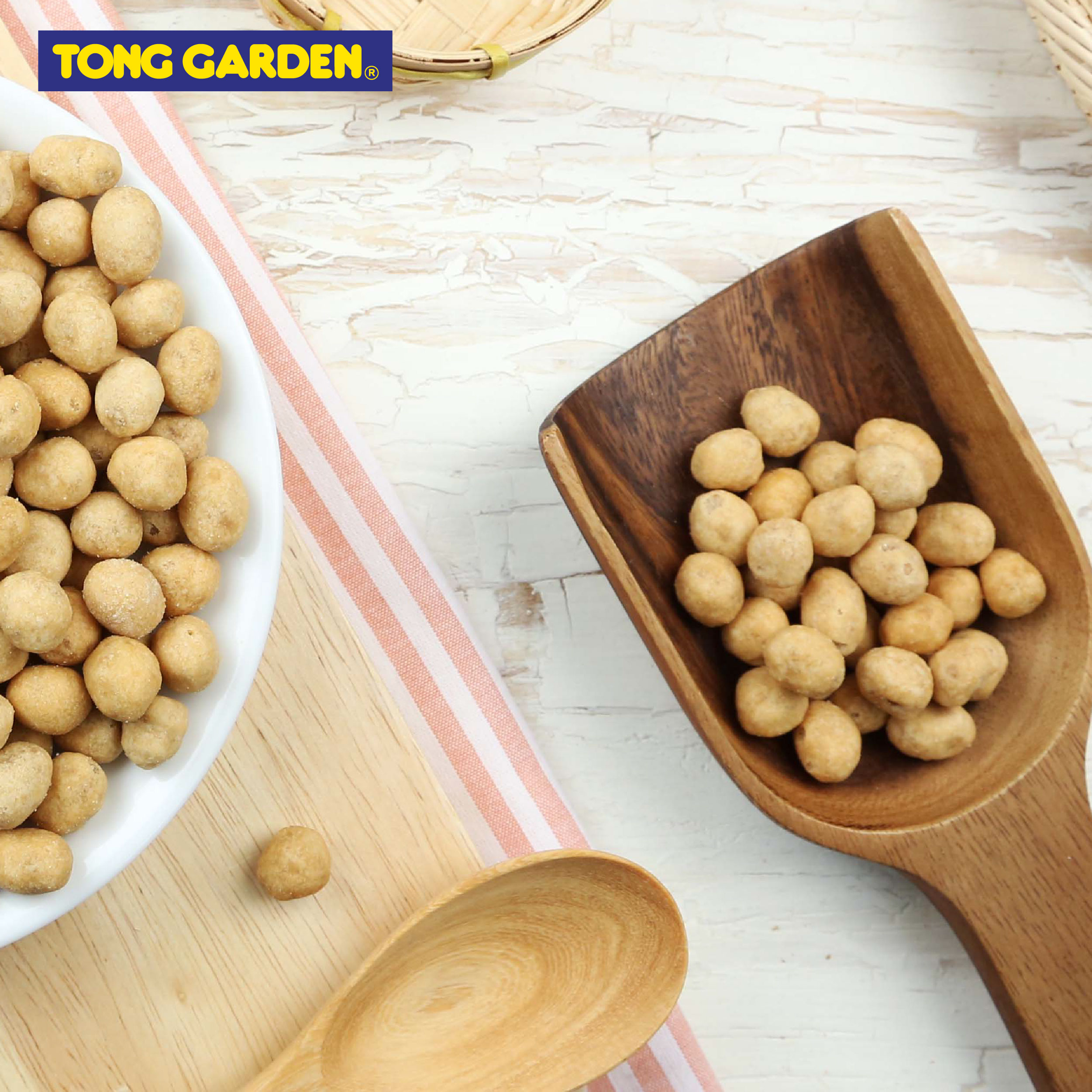 ĐẬU PHỘNG DA CÁ SỮA DỪA TONG GARDEN LON 190G