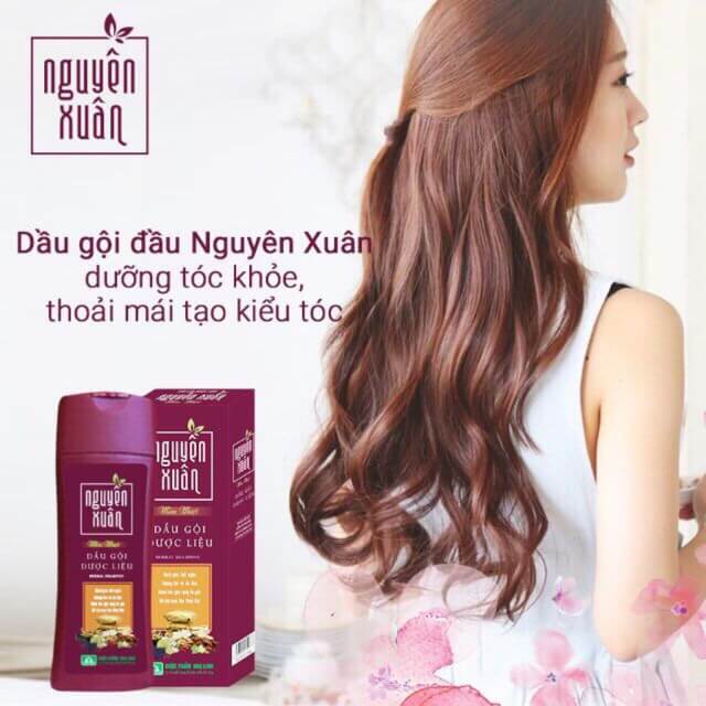 Combo 2 Chai Dầu Gội Dược Liêu Nguyên Xuân Nâu 200ml (Dành cho tóc thường)