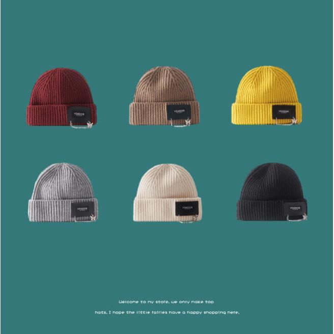 Mũ len Vendor City Cycle mũ len Beanie phong cách Hàn Quốc