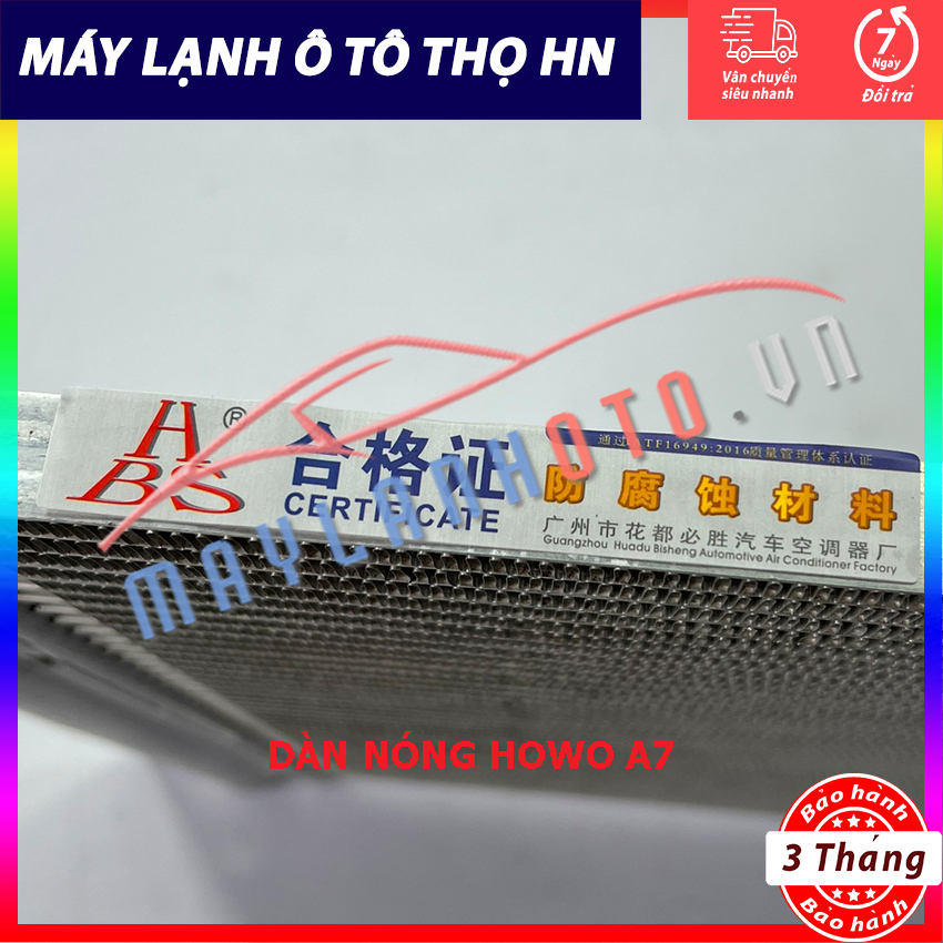 Dàn nóng Howo A7 Hàng HBS Trung Quốc