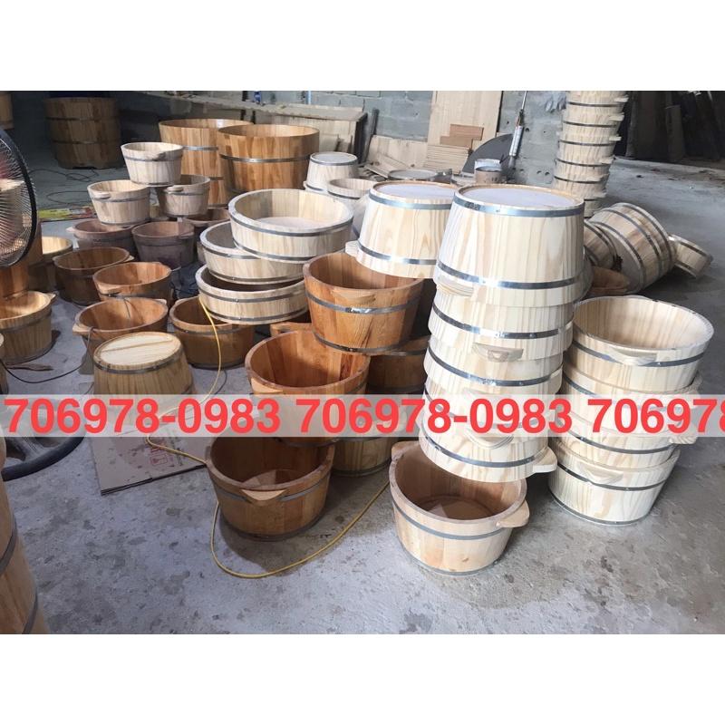 Chậu gỗ ngâm xông mônggỗ nhập loại 1