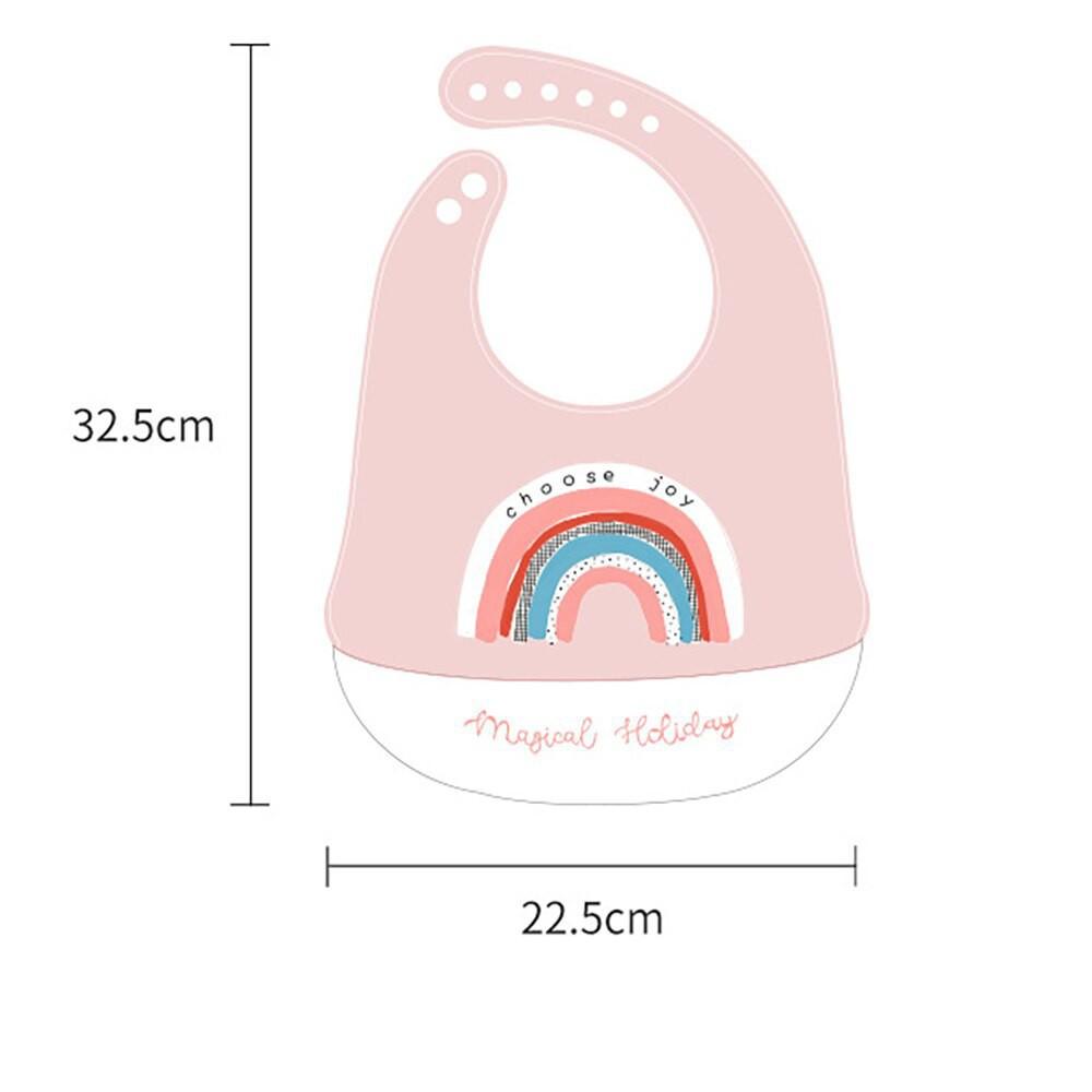 Yếm, máng ăn dặm silicon cao cấp siêu mềm min, an toàn cho bé-phukienpt91