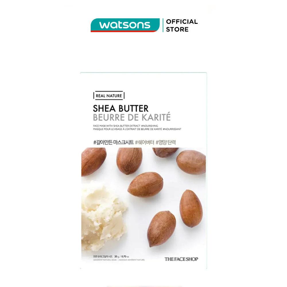Mặt Nạ Thefaceshop Real Nature Shea Butter Face Mask 20g
