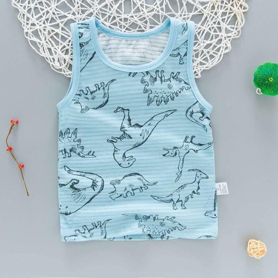 Áo cotton sợi tre cực thấm mồ hôi cho bé từ 8 đến 25kg