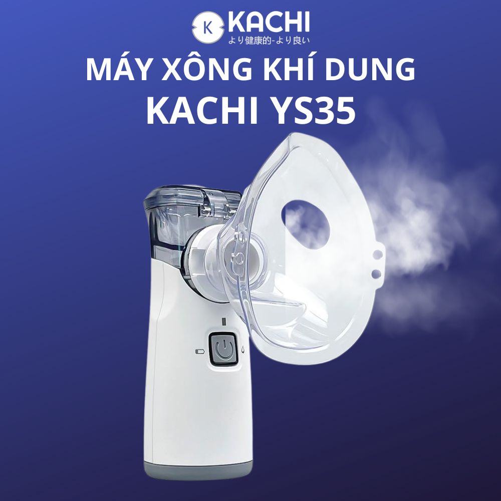 Máy Xông Khí Dung Cầm Tay Kachi YS35: Giải Pháp Hô Hấp Linh Hoạt Mọi Lúc, Mọi Nơi - hàng chính hãng