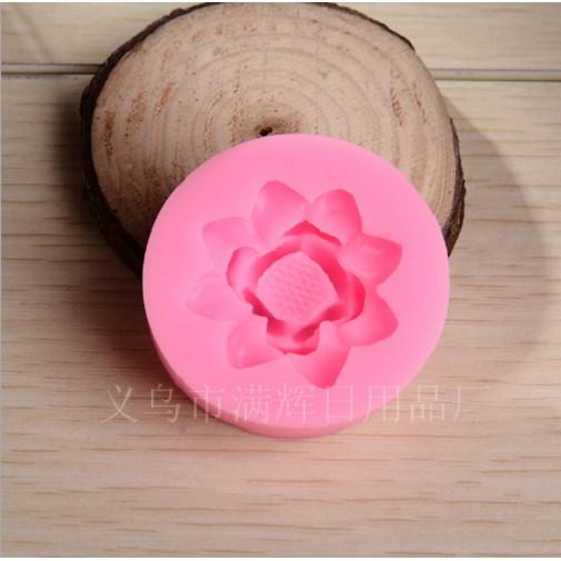 Khuôn silicon 4d làm rau câu làm bánh mẫu Hoa Sen MS704