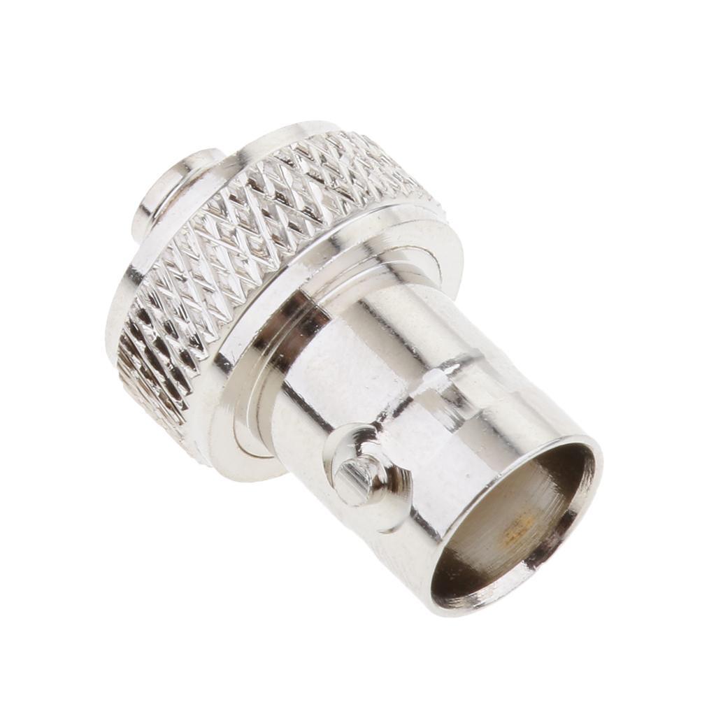 Nickelplated Straight RF Connector SMA Female to BNC Female Adapter