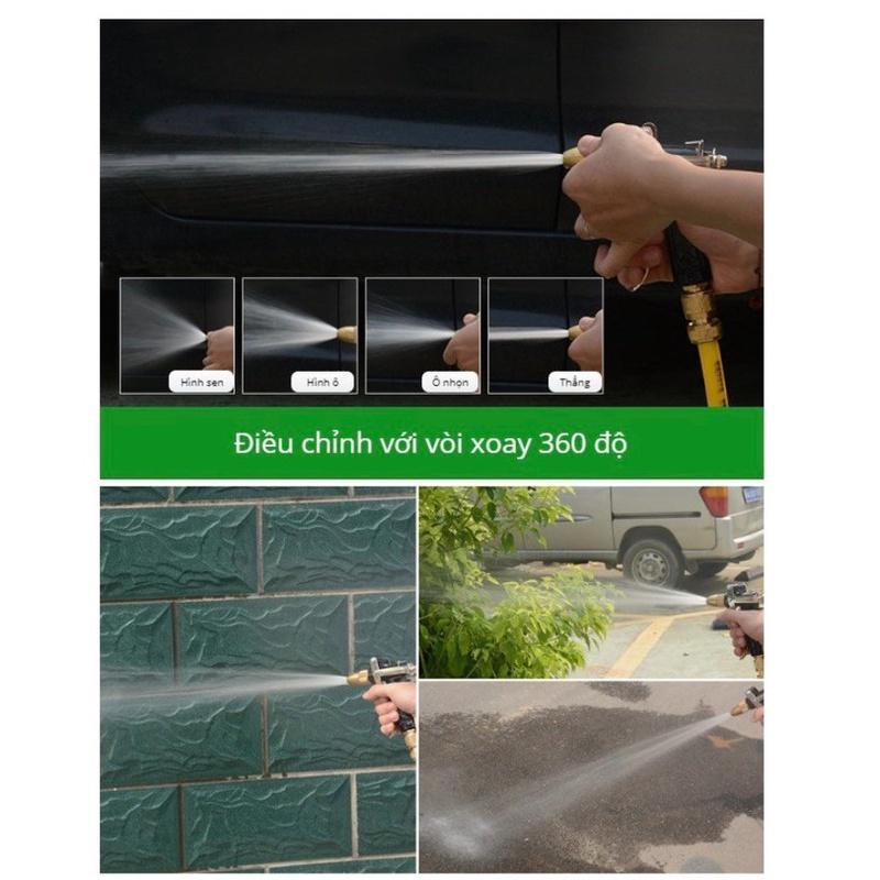 Bộ vòi Nước xịt tăng áp lực nước FUJITA dây dài 15 mét