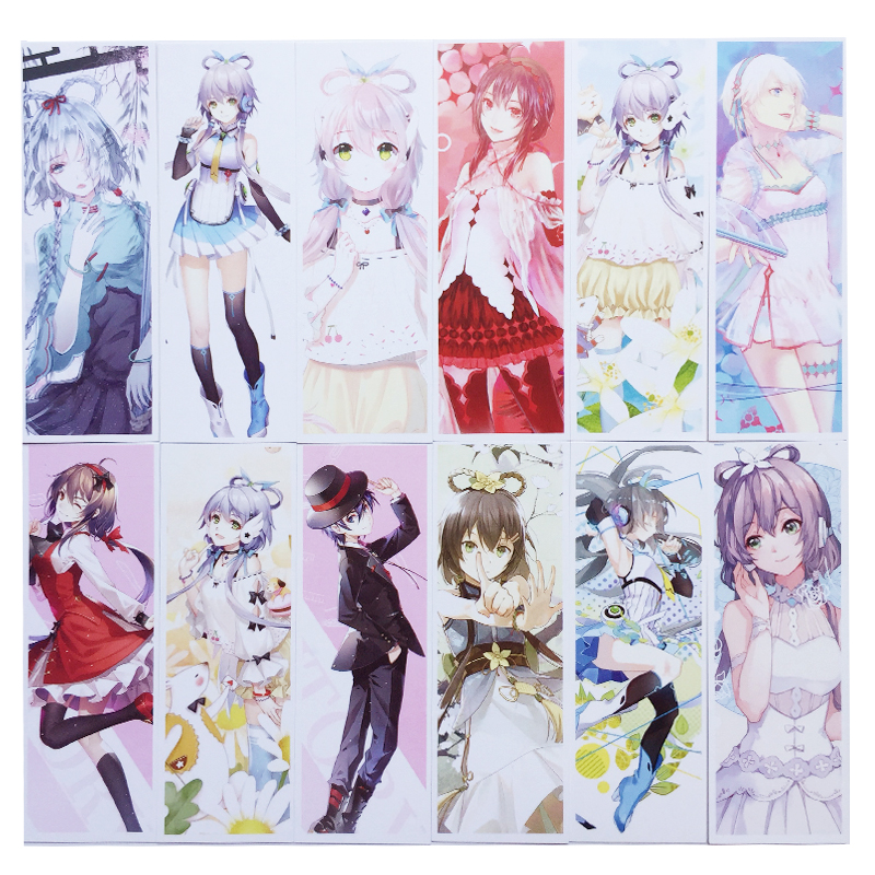 Hộp 36 Đánh Dấu Sách Bookmark Luo Tianyi Vocaloid - Thần Tượng Âm Nhạc