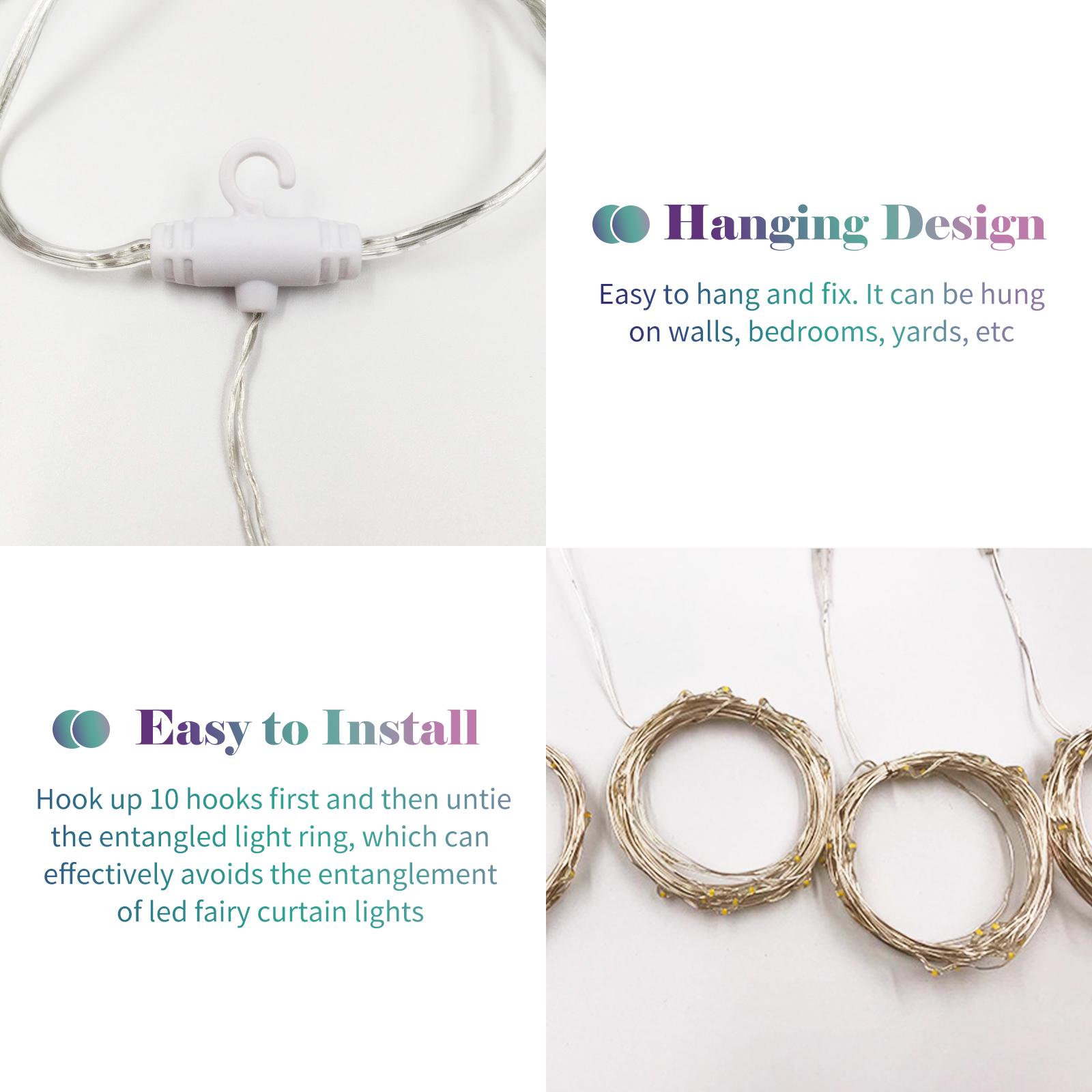 Dải Đèn Cầu Vồng 280 Đèn Leds Trang Trí Giáng Sinh Nhà Cửa