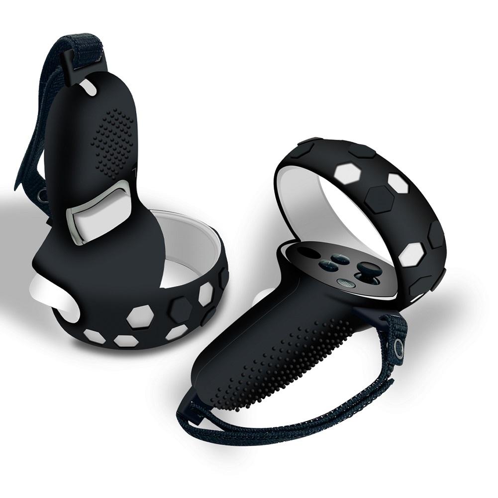 7 Pcs Vr Headset Accessories Protective Case Kit Anti-slip Anti-fall Handle Mask Host Cover Compatible For Oculus Quest2