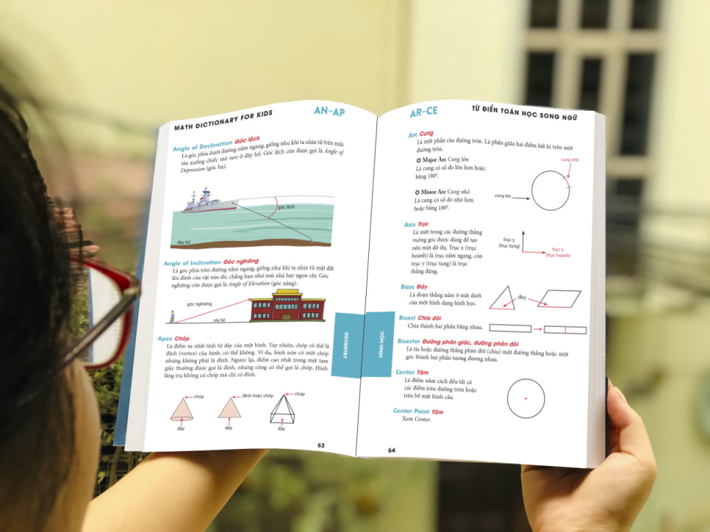 Math Dictionary For Kids - Từ điển toán học song ngữ