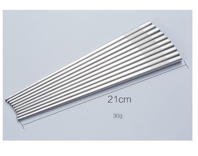 Set 5 Đôi Đũa Inox 304 -21cm 30g