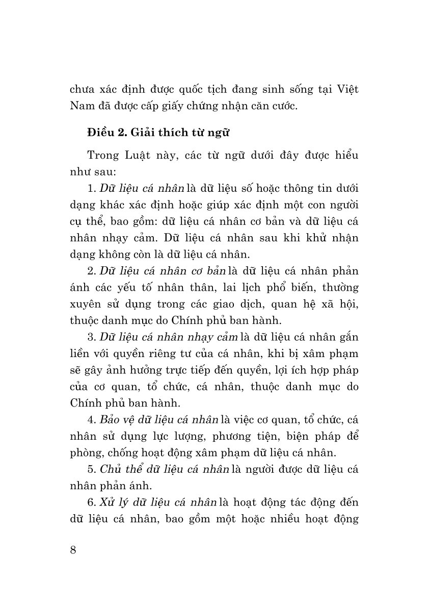 Luật bảo vệ dữ liệu cá nhân năm 2025