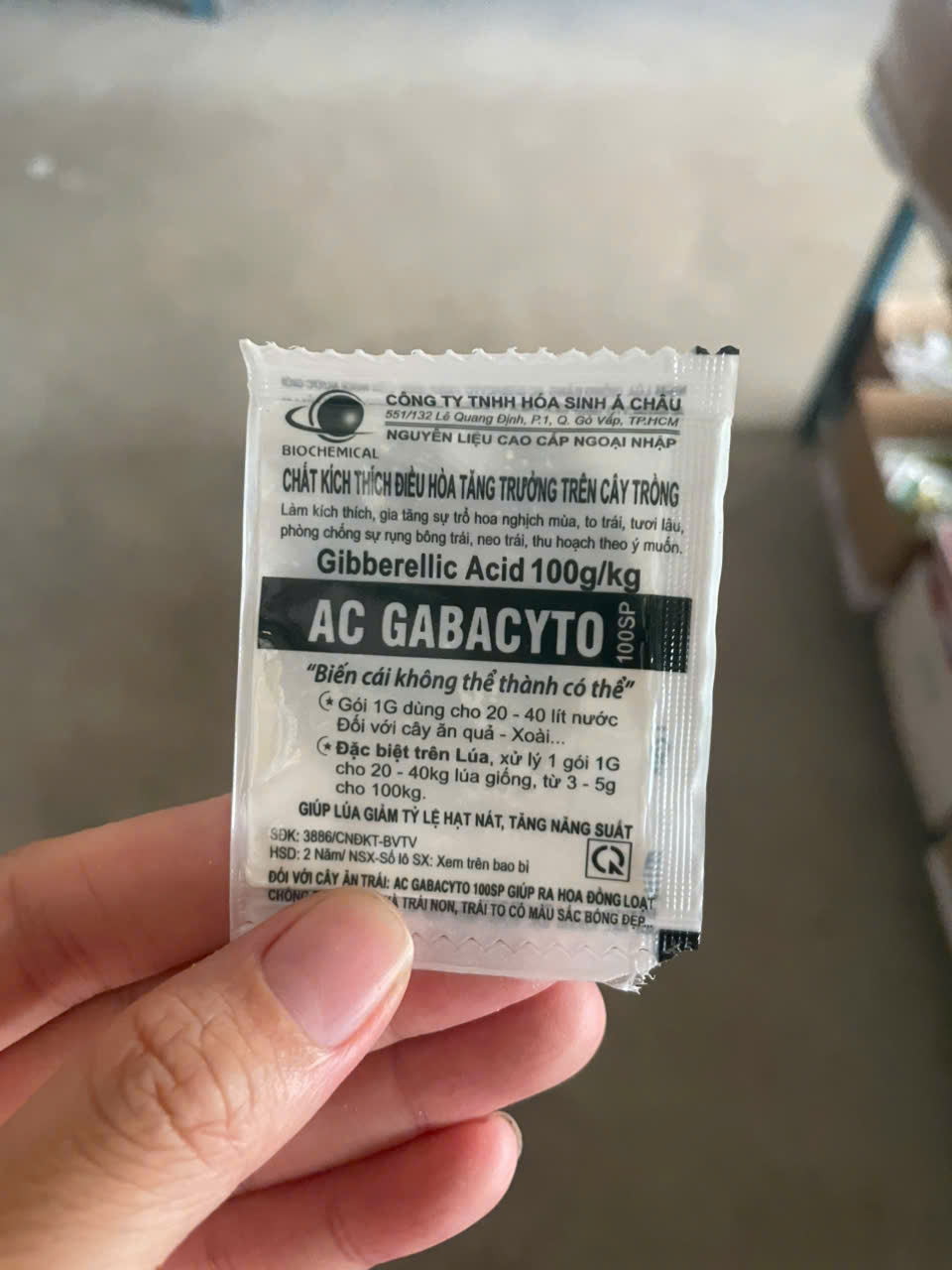 AC Gabacyto 100SP (Ga3 tép) Chất Điều Hòa Tăng Trưởng Cho Cây Trồng