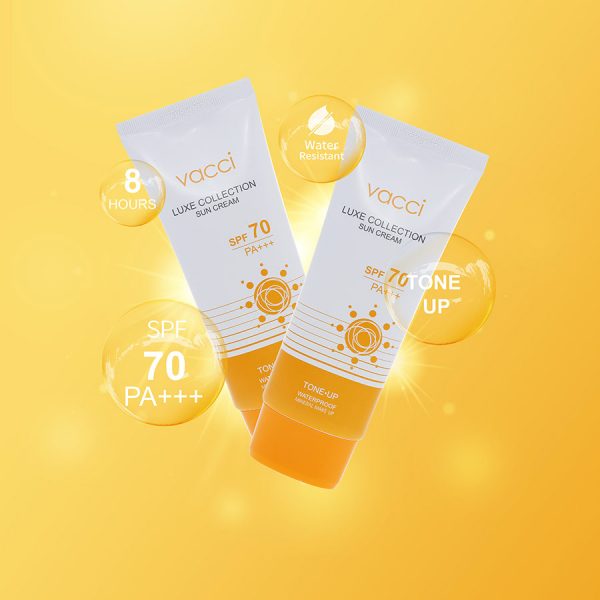 Kem chống nắng nâng tone da SPF 70 PA+++ VACCI