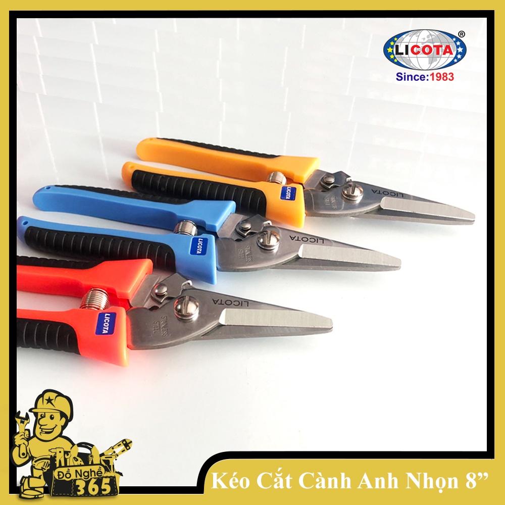 Kéo cắt cành kiểu Anh 8" mỏ nhọn Licota