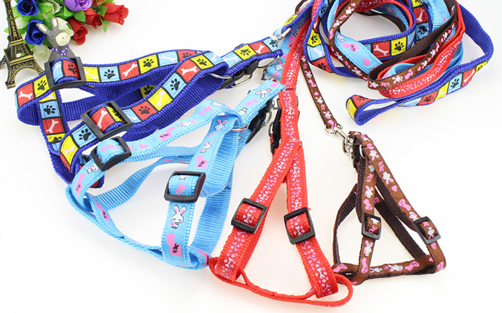 Dây dắt yếm cho thú cưng vải may chất lượng cao Genyo Leash 014