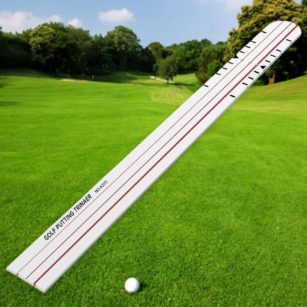 Golf Putting Alignment Portable Practice Putting Trainer for Indoor Chipping