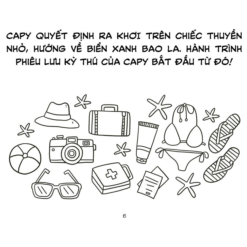 Sách - Hành Trình Bí Mật Của Capybara - Khám Phá Xuyên Đại Dương Của Capybara