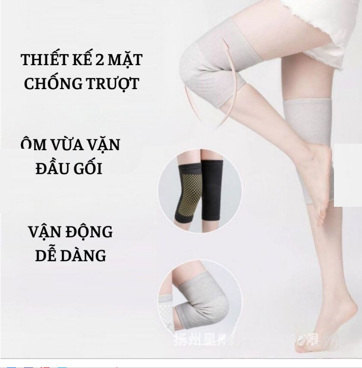 Bó gối ngải cứu bảo vệ và làm nóng, giảm đau khớp