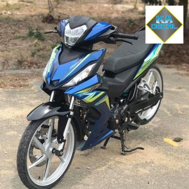 Tem rời Winner 150R xanh đen 3 lớp ko bay màu