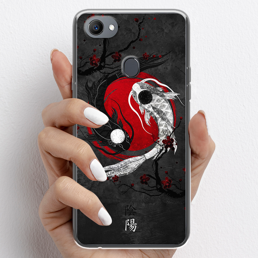 Ốp lưng cho Oppo F7, Oppo F7 Youth nhựa TPU mẫu Cá âm dương