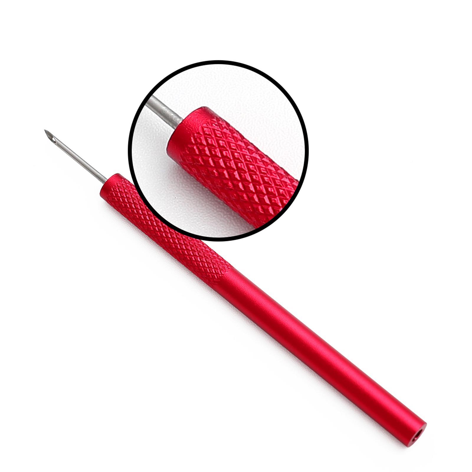 Embroidery Pen Set W/ Needle Threader Punch Needle Kits for Kids Knitting Supplies