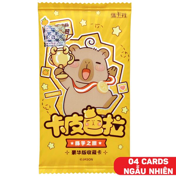 Card Bo Góc Capybara - Study Tour - ToTy UC02 (4 Cards Ngẫu Nhiên/Túi)