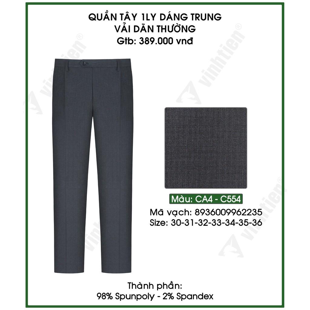 Quần Tây Nam 1Ly Classic Vĩnh Tiến 389