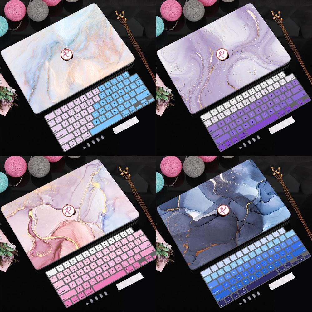 Ốp Lưng Họa Tiết Đá Hoa Cương Có Bàn Phím Cho MacBook Air 13 2020 M1 A2338 A2337 A2251 A2289 A2179 Retina 12 13" touch bar 2019 A2159