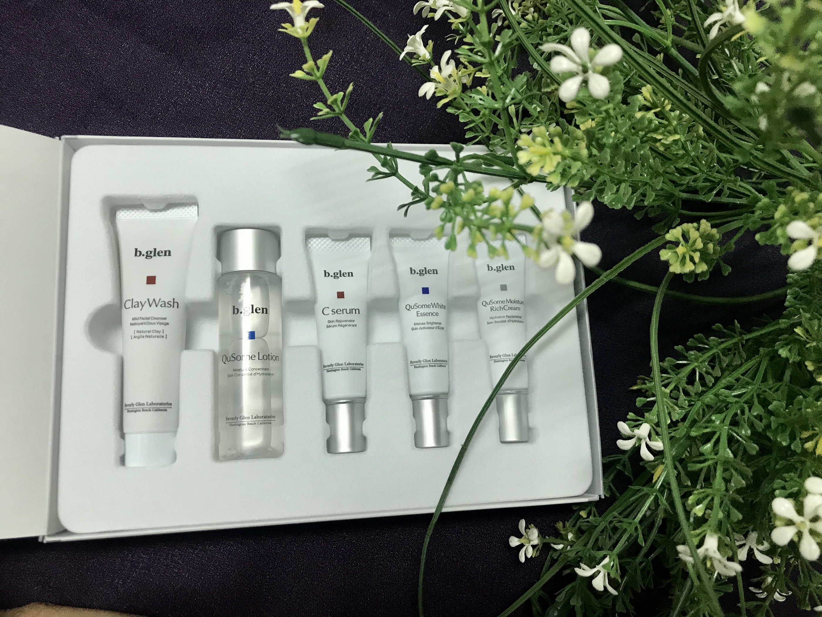 Bộ sản phẩm dưỡng trắng dùng thử bglen Brightening Care Trial Set