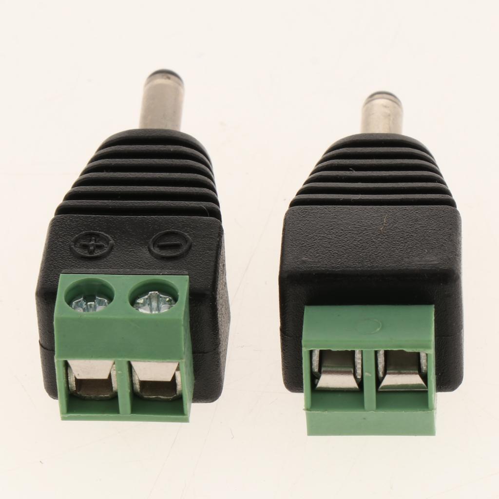 10 Pieces Connector 3.. Cable Socket Adapter Plug for LED