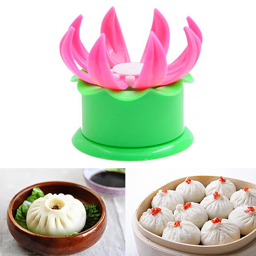 KHUÔN BÁNH BAO HÌNH HOA SEN TẠO RA NHỮNG CHIẾC BÁNH ĐẸP MẮT