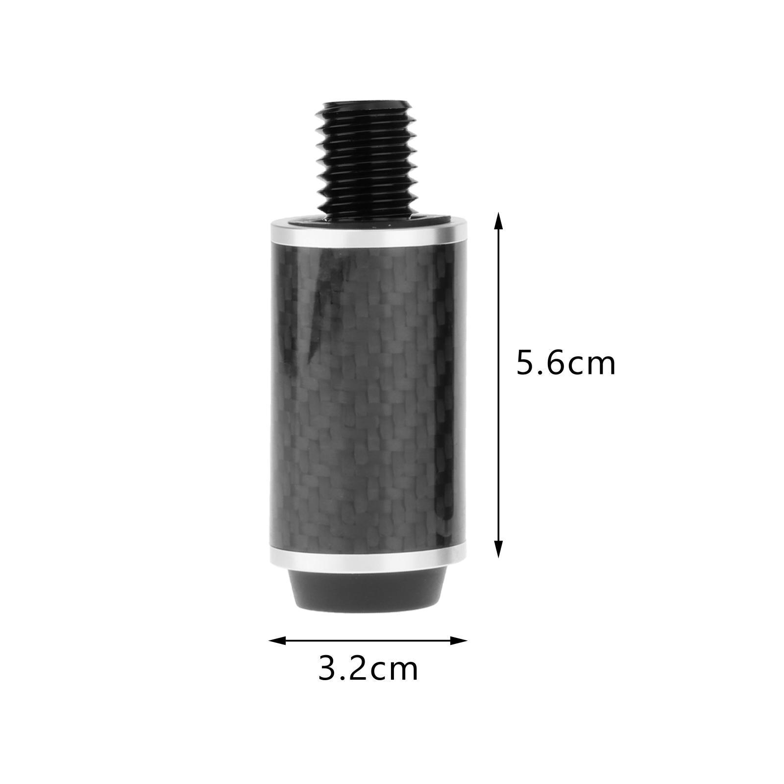 Billiards Pool Cue Extension Cue End Lengthener Billiards Accessories Attachment with Back Cap for Games Beginners Billiard Cues Practice