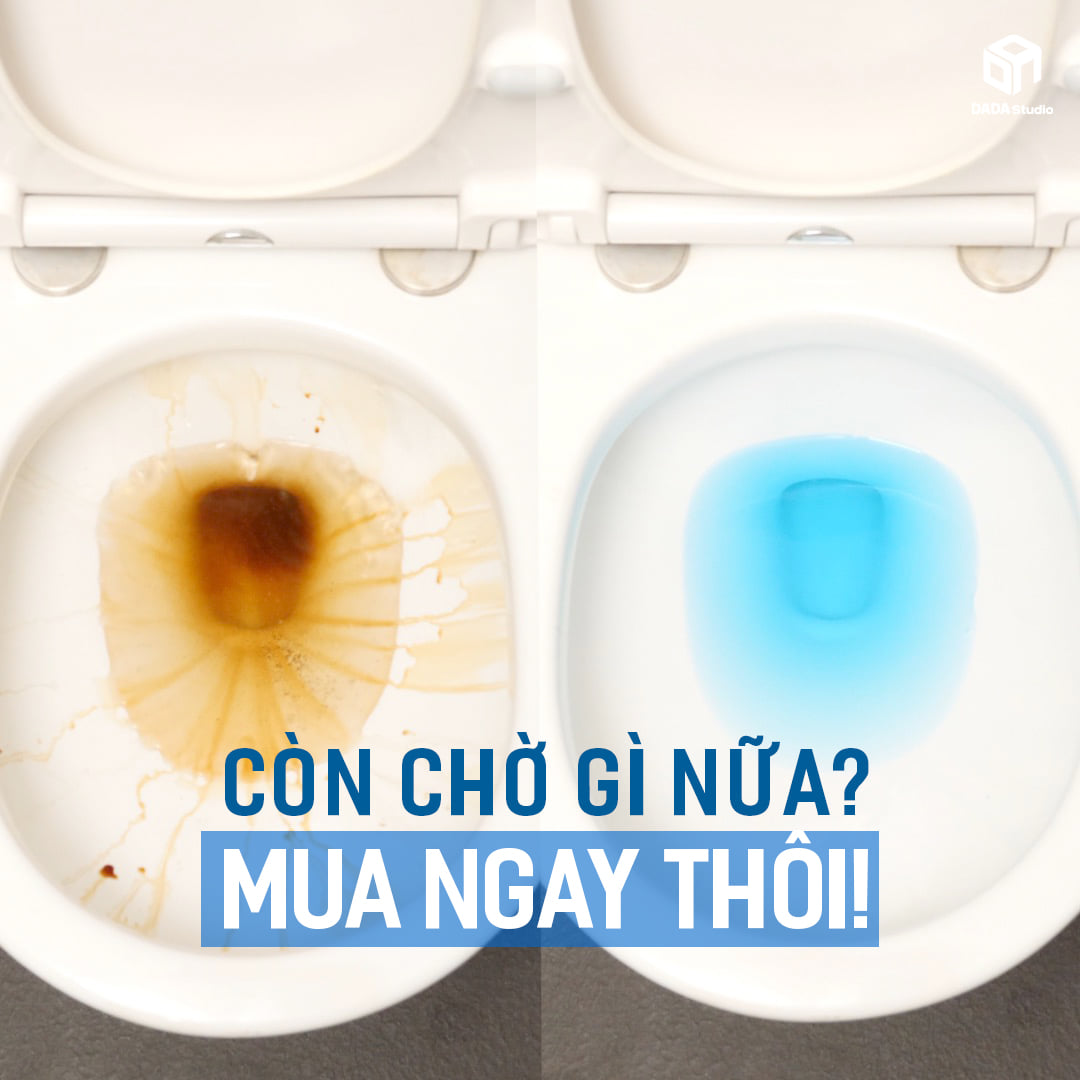 Bộ 6 Vỉ Tẩy Vệ Sinh Bồn Cầu Blueshot - Nhập Khẩu Hàn Quốc Khử mùi, khử khuẩn, mảng bám ố vàng, mang lại màu xanh sạch sẽ