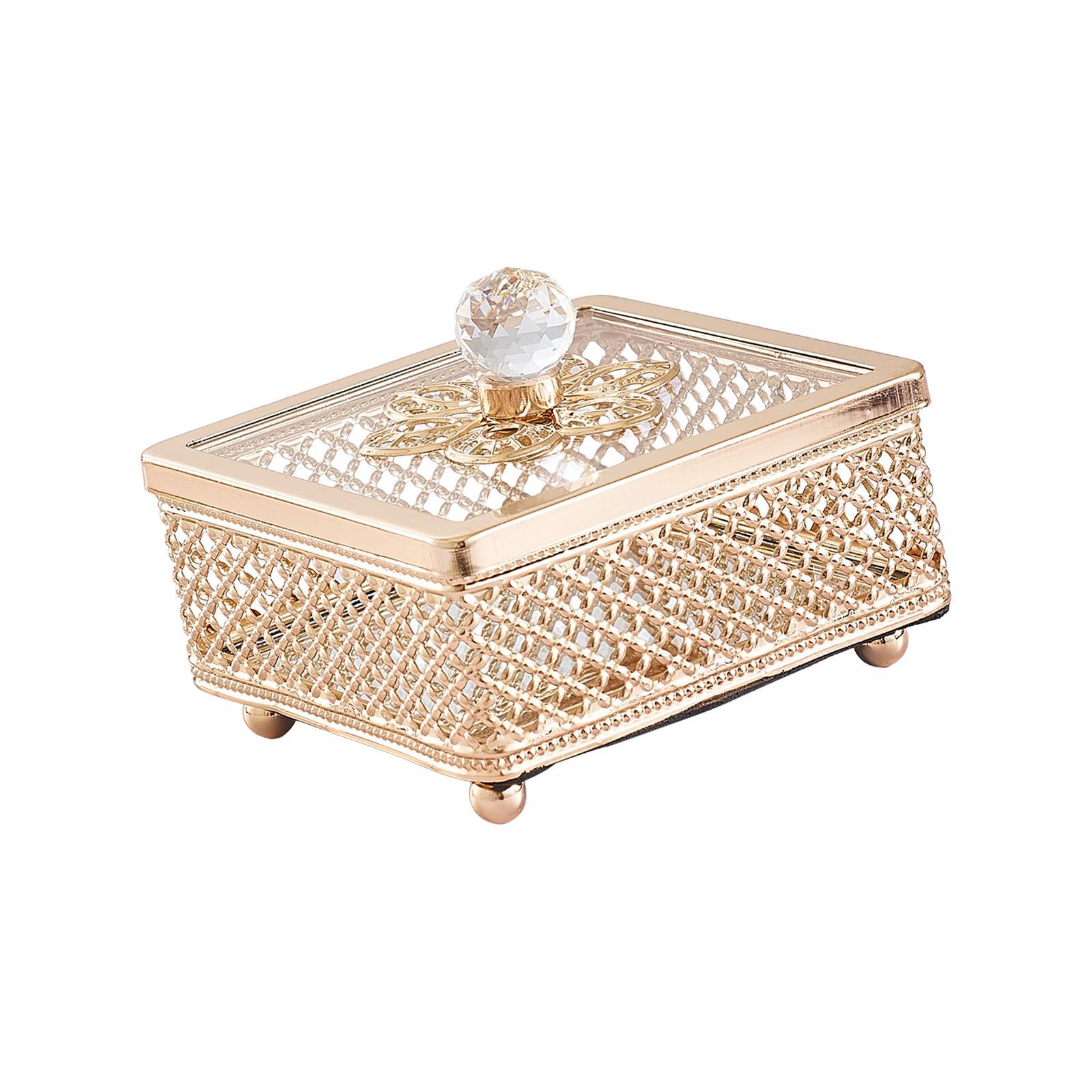 Luxury Jewelry Box Women Jewellery Storage Case for Lady Home Decor Bathroom
