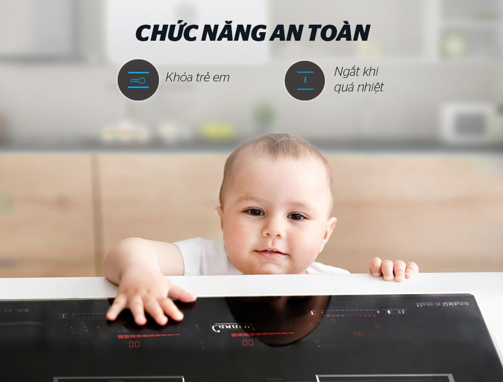 Bếp điện từ đôi Canaval CA9939 - Hàng nhập khẩu