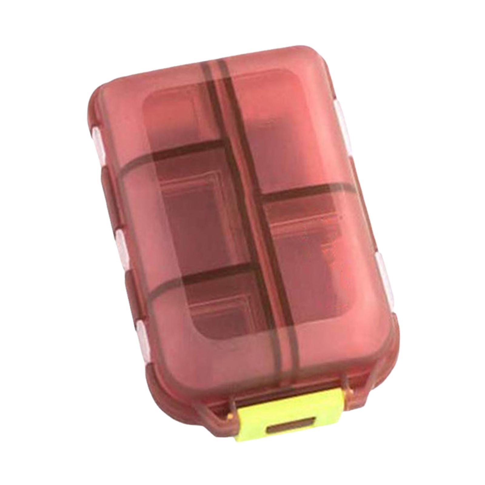 Travel  Organizer/  Container Holder / Reminder Case/ 10 Grids Portable  Case Small  Box for Daily  Tablet