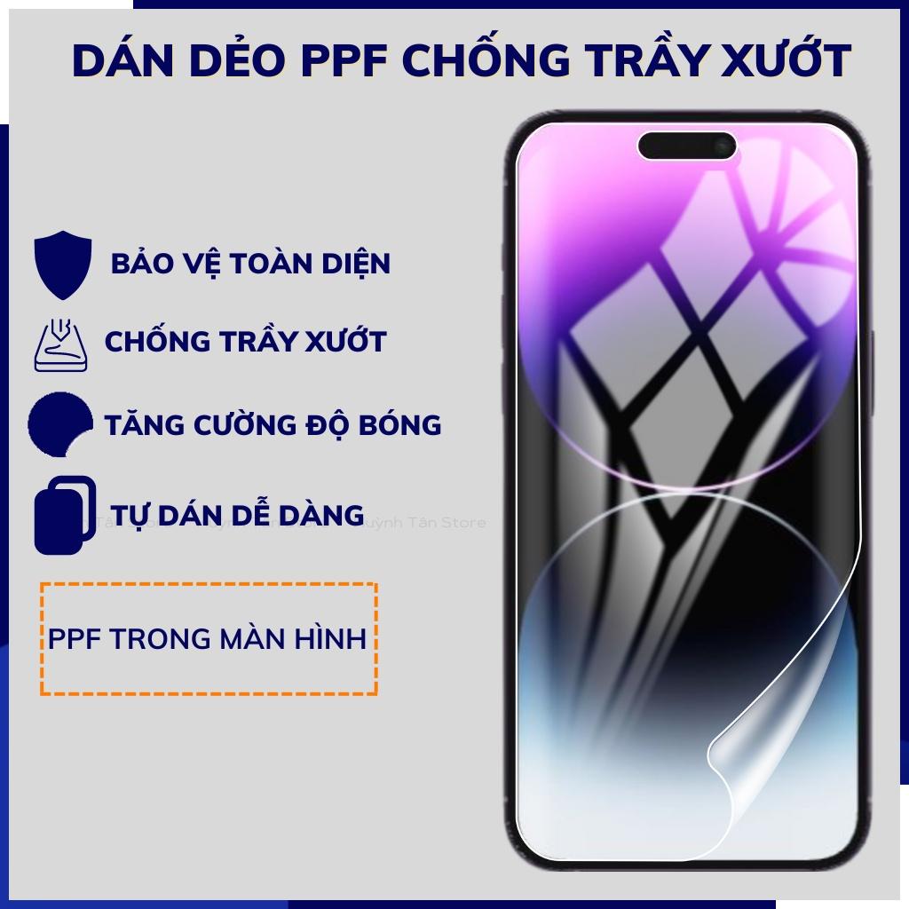 Dán dẻo ppf ip 14 pro max ip 14 trong suốt hoặc nhám chống bám vân tay bảo vệ camera mua 1 tặng 1 huỳnh tân store