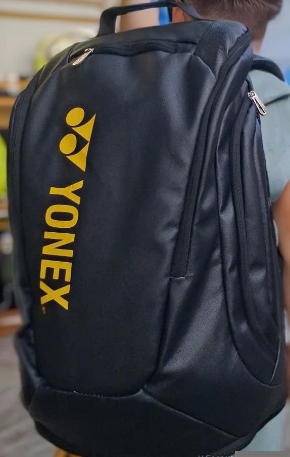 Balo cầu lông, tennis mẫu MEX92012 chống thấm nước Full da PU túi pickleball nhiều màu Có nệm lưng, dung tích lớn 50*35*20cm