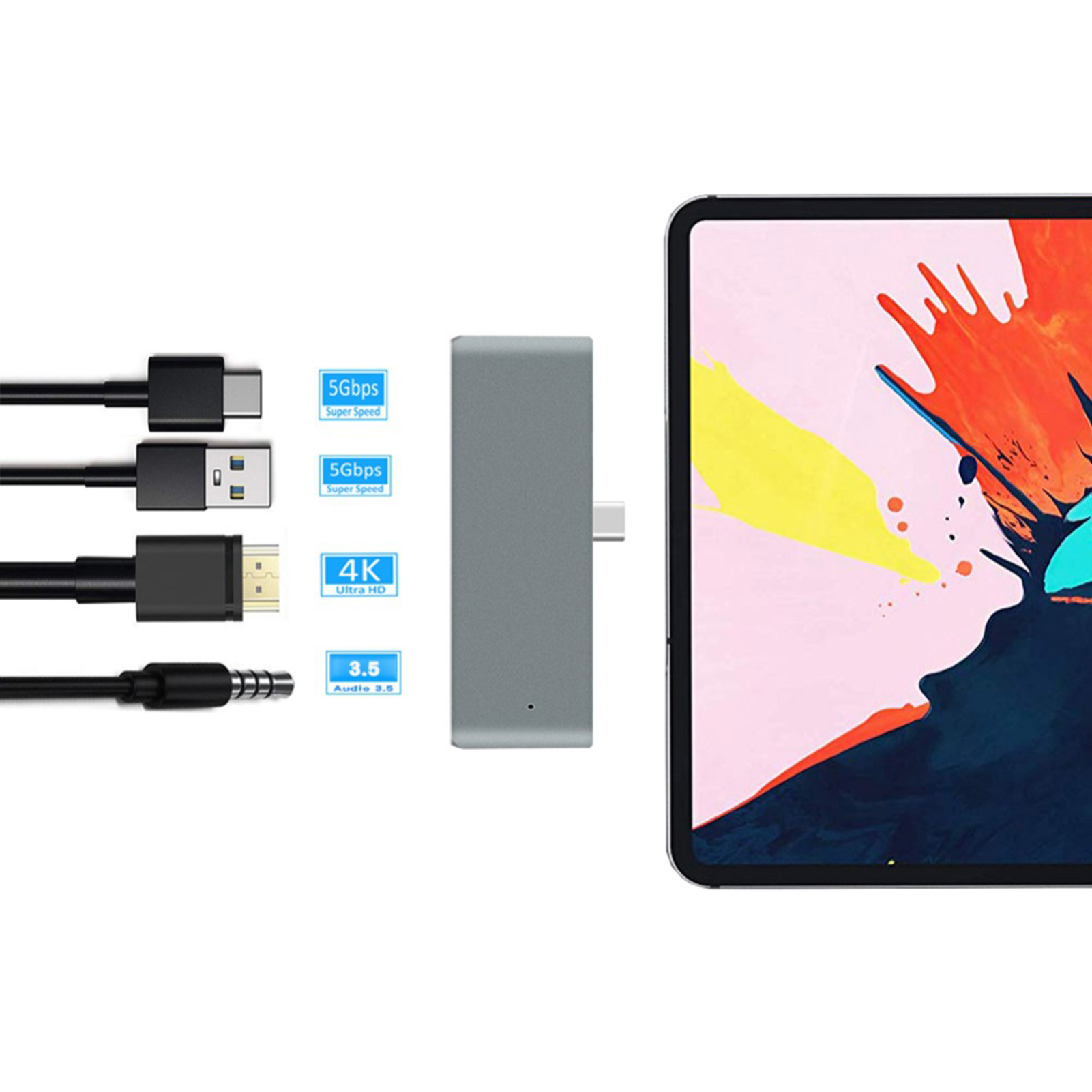 Bộ chuyển đổi Type-C USB 3.5HUB