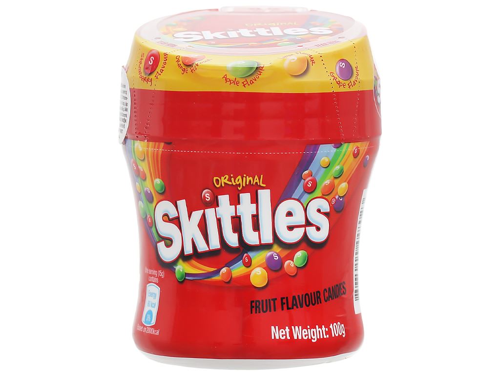 Kẹo trái cây Skittles hộp 100g