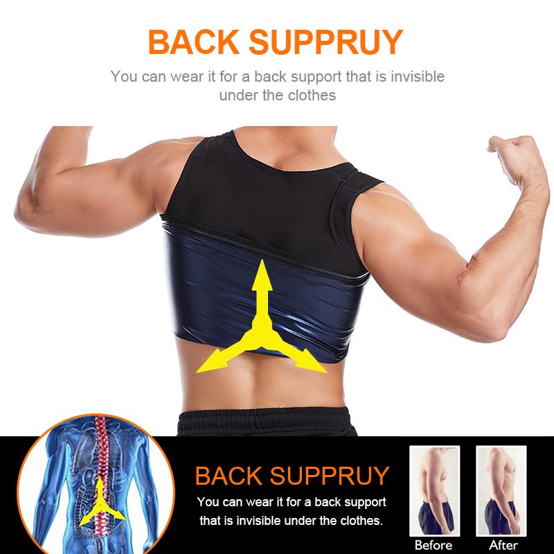 Neoprene Áo Vest Nam Tập Toàn Thân Áo Vest Mô Hình Hóa Giảm Béo Bụng Mồ Hôi Eo Huấn Luyện Viên Cho Nam Tập Cơ Bụng Chất Kết Dính Cho Người Đàn Ông