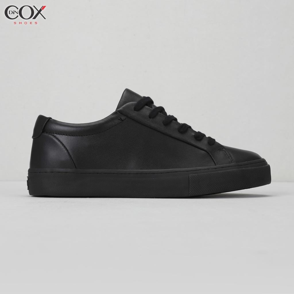 Giày Sneaker Da Unisex DINCOX D20 Năng Động Cá Tính Black