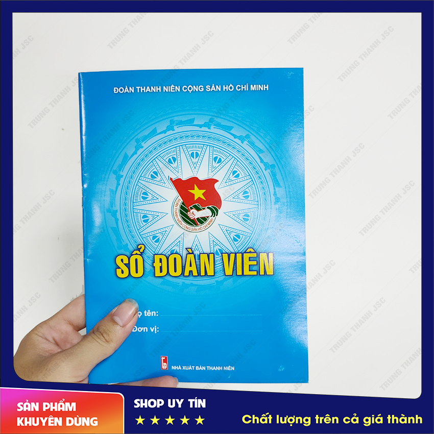 [Ảnh thật] [Có sẵn] Sổ đoàn viên mẫu chuẩn của Ban Bí thư Trung ương Đoàn